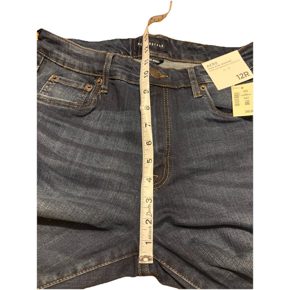 Aeropostale Women's 12 High Rise Jegging Medium Rinse Premium Stretchy Denim NWT - Picture 8 of 9
